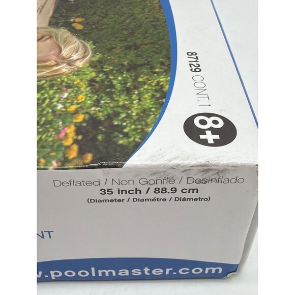 Poolmaster Diamond Split Ring Pool Float 35 Inch Diameter Tube-Style Design For - Picture 5 of 5